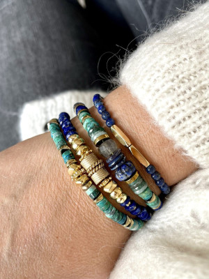 bracelet pure lapis lazuli