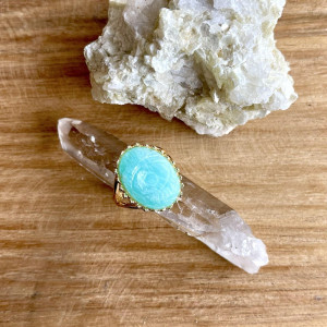 bague oeil amazonite