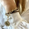 collier lion oeil de tigre