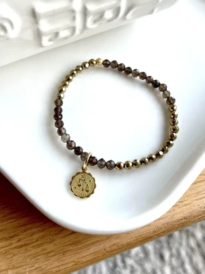 bracelet balance astro quartz fumé