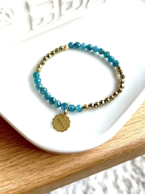 bracelet bélier élastique apatite