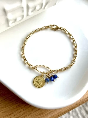 bracelet verseau astro et lapis lazuli