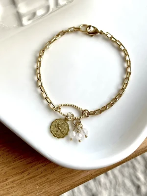 bracelet vierge quartz rose