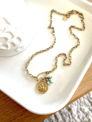 COLLIER CAPRICORNE ASTRO TURQUOISE