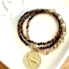 collier lion oeil de tigre