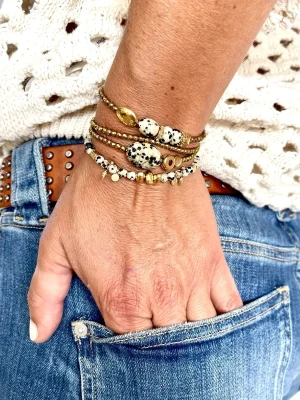 bracelet lucia jaspe dalmatien