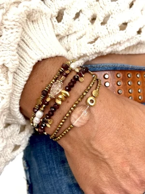 bracelet lucia grenat