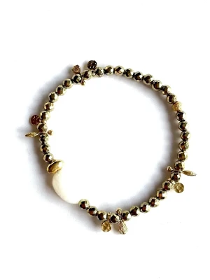 bracelet litha opale australienne scarabée