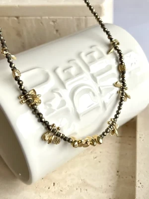 collier lucia pyrite