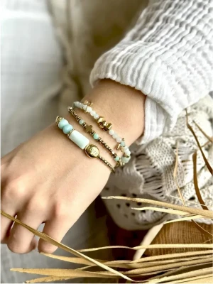bracelets pierres naturelles d'amazonite