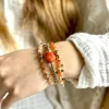 bracelets corail et cornaline