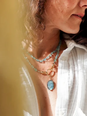 SAUTOIR LAKSHMI APATITE