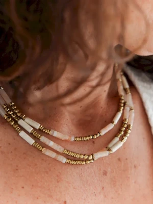 collier en aventurine pêche