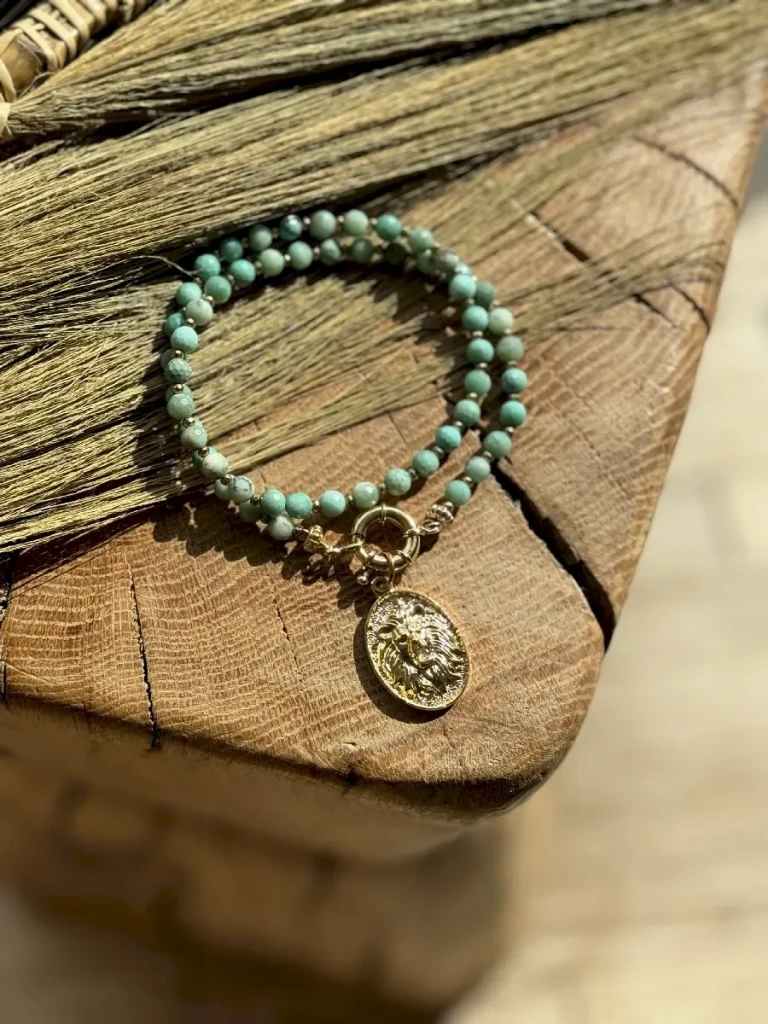 collier saba turquoise