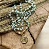 sautoir lashmi amazonite