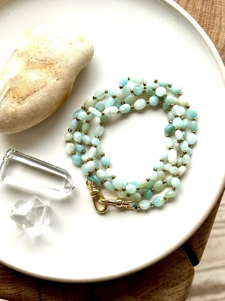 sautoir amazonite
