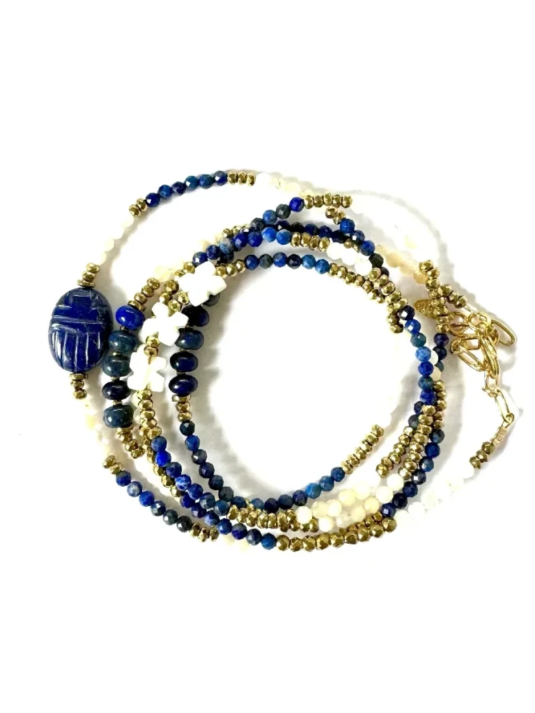 multitours en lapis lazuli