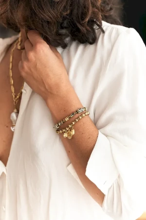 bracelet jaspe dalmatien