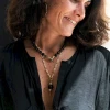 collier filigrane etCOLLIER OBSIDIENNE PYRITE SAMBA