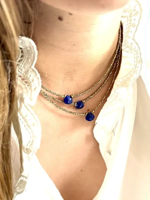 COLLIER LAPIS LAZULI HERA
