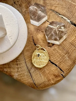 MEDAILLE CÉSAR ELEPHANT QUARTZ FUMÉ