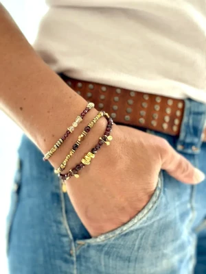 bracelets grenat
