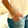 bracelet jaspe dalmatien