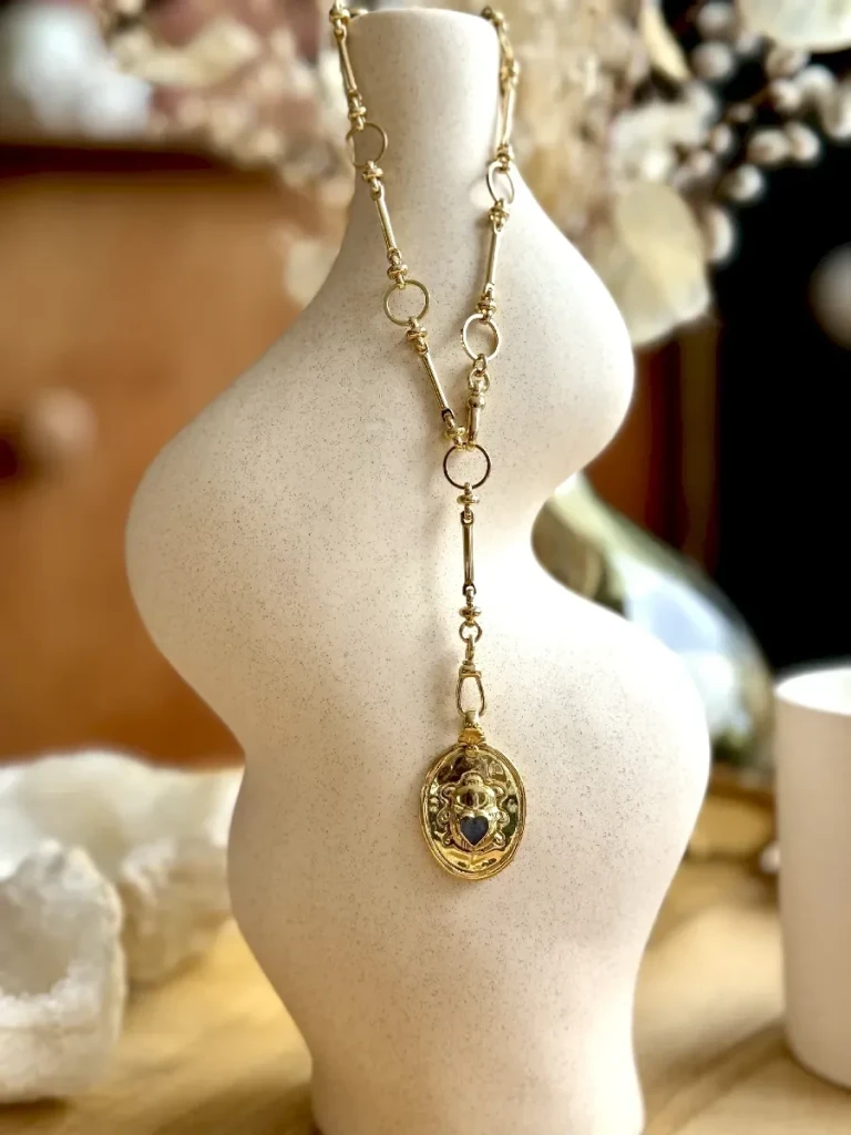 collier chaine or nymphea