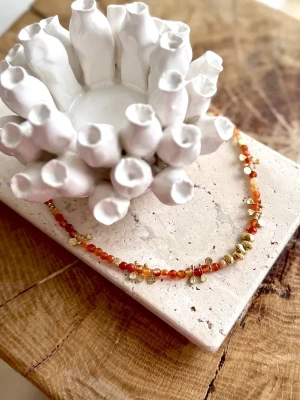 COLLIER LUCIA CORNALINE - Féminité, Confiance, vitalité, Abondance