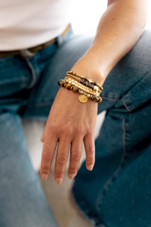 BRACELET ELENA OEIL DE TIGRE - Protection, Confiance