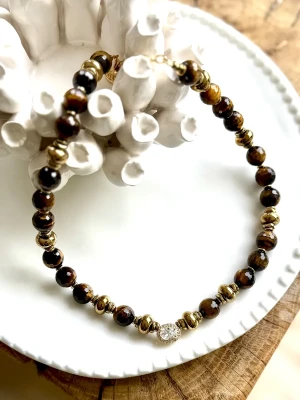 COLLIER MADELEINE OEIL DE TIGRE - Protection, Confiance